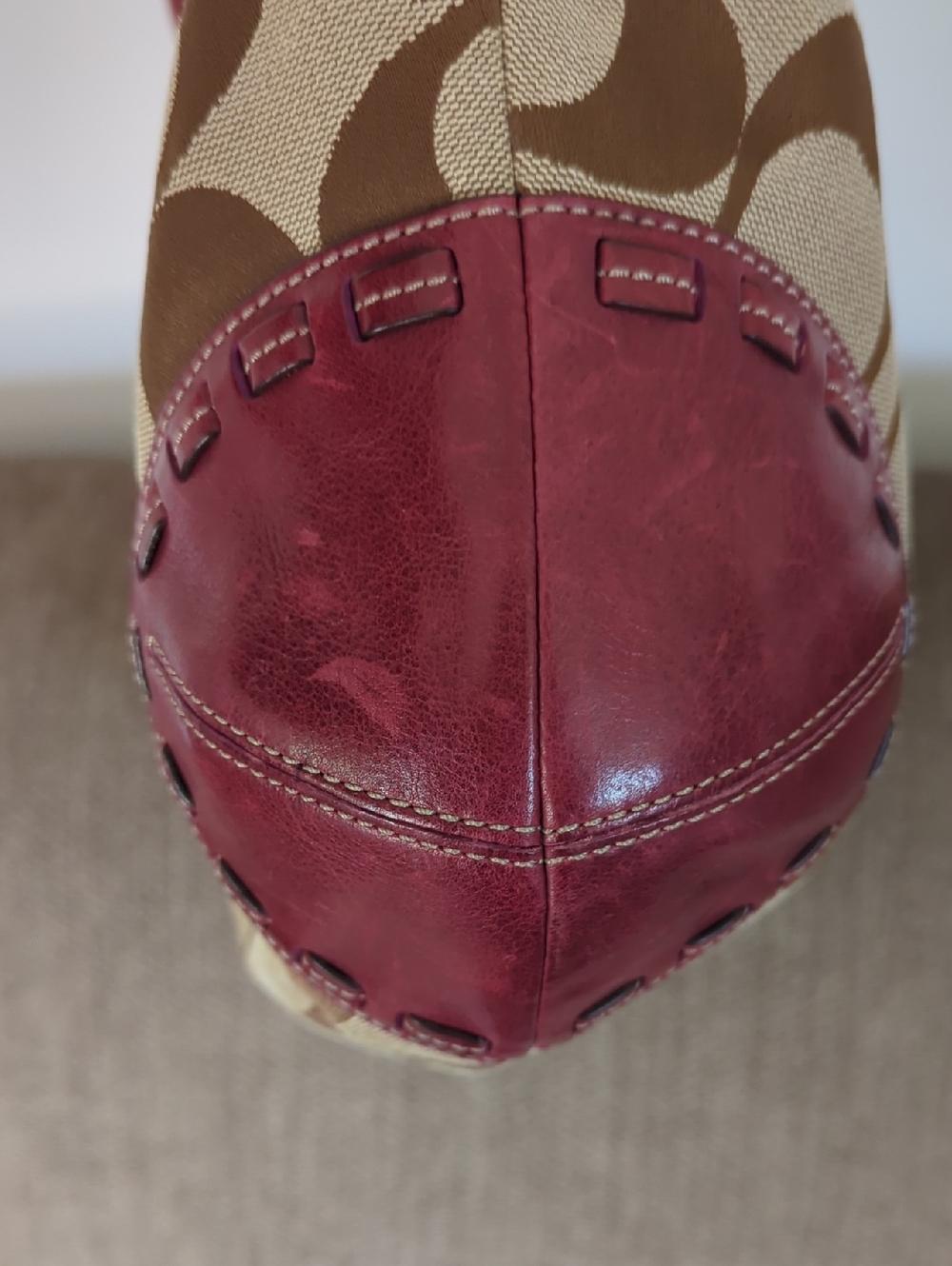 Coach 12227 Ergo Canvas Hobo Shoulder Bag - Picture 5 of 16